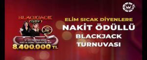 Anadolu Casino Blackjack Turnuvası Milyonluk Ödül Havuzu